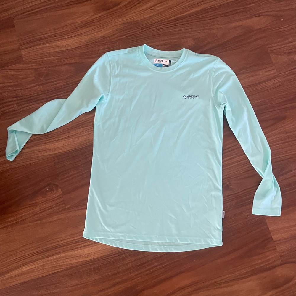 Magellan Outdoors Aqua Long Sleeve Shirt